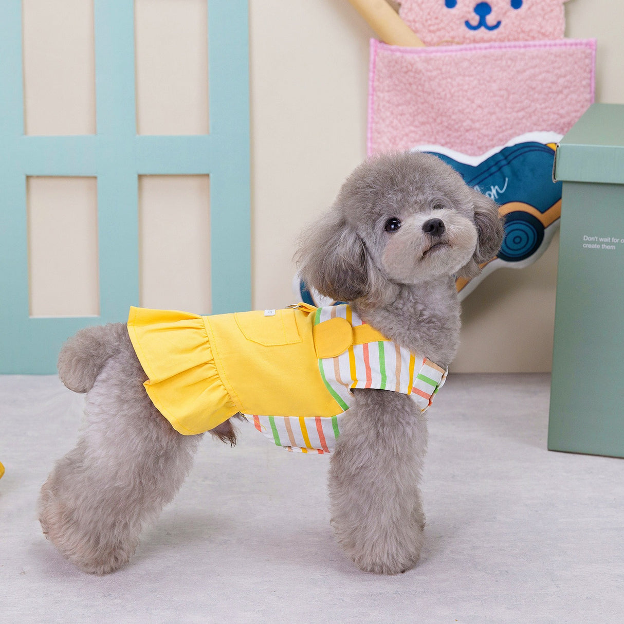 New striped patchwork skirt for pet products - V.I.P Digital Presence