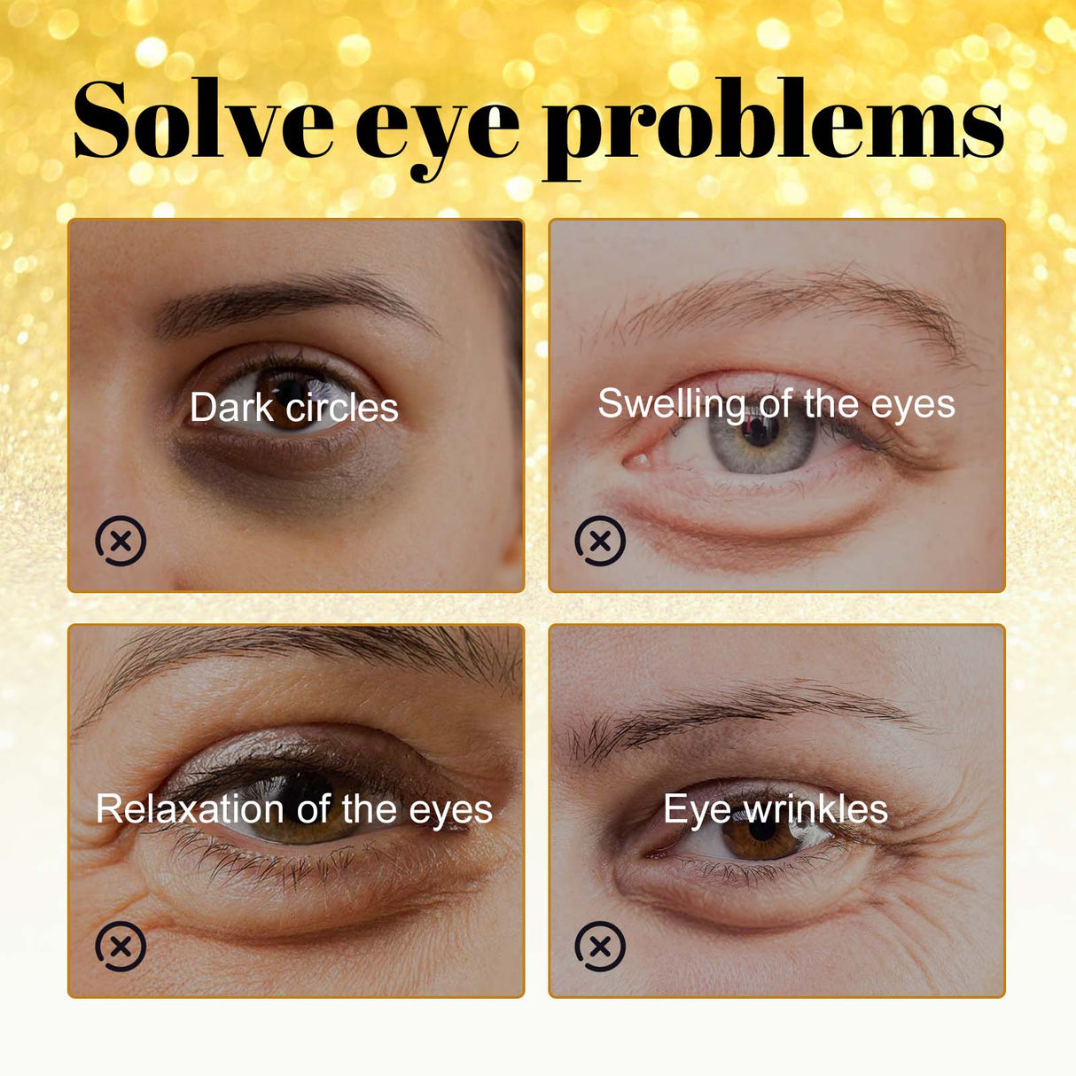 24K Gold Anti-Wrinkle Eye Mask, Moisturizing And Improving Eye Lines Brightening And Moisturizing Eye Skin Eye Care - V.I.P Digital Presence