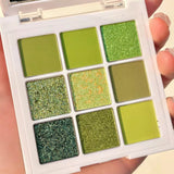 INSFANY eye shadow avocado jam green eye shadow nine-square eye shadow palette brightens the eyes - V.I.P Digital Presence