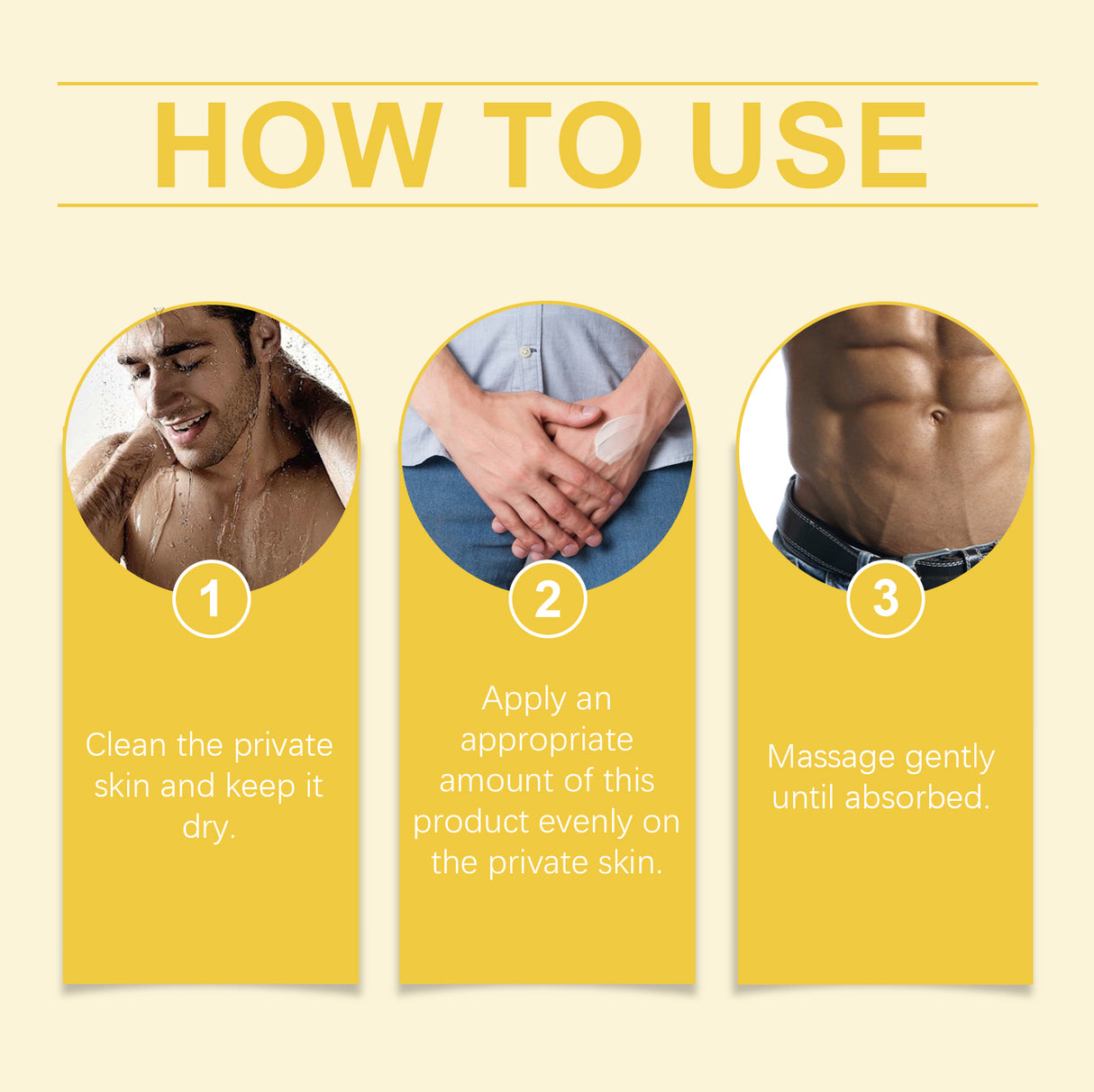 Men's Body Care Cream Men's Daily Body Care Cleansing Deodorant Treatment Cream