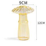 Glass Mushroom Vase Aromatherapy Vase Hydroponic Flower Arrangement Decoration Home Decoration Glass Creative Vase - V.I.P Digital Presence