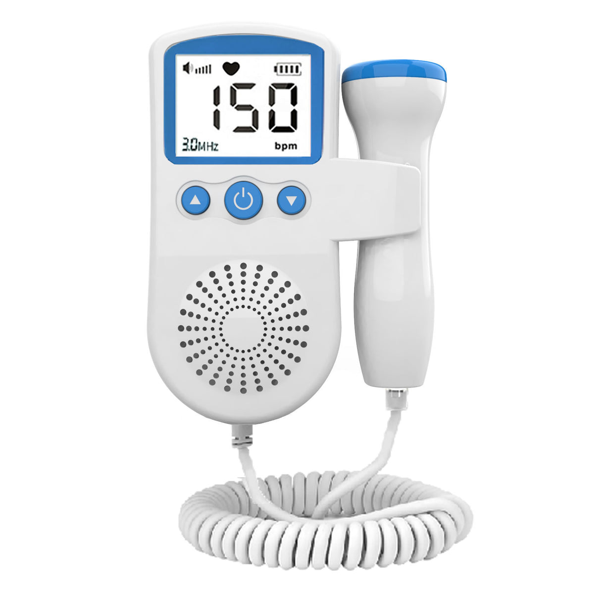 Fetal Heart Monitor Handheld Home Fetal Sound Monitor for Detecting Baby Fetal Movement and Heart Rate Auscultatory Device - V.I.P Digital Presence