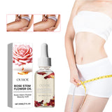 Rose Stem Flower Oil, Body Skin Massage Treatment Moisturizing And Firming Loose Skin Slimming Treatment Oil - V.I.P Digital Presence