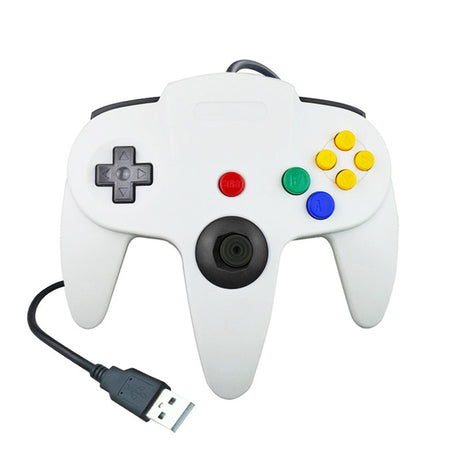 N64 USB wired game controller N64 appearance PC controller retro classic game console appearance controller - V.I.P Digital Presence