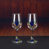 Household enamel crystal glass red wine glass goblet decanter - V.I.P Digital Presence