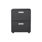 Office furniture Copier Cabinet black 2 door steel copier stand mobile pedestal file Printer Stand - V.I.P Digital Presence