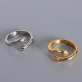 Titanium Steel Hug Bypass Ring - V.I.P Digital Presence