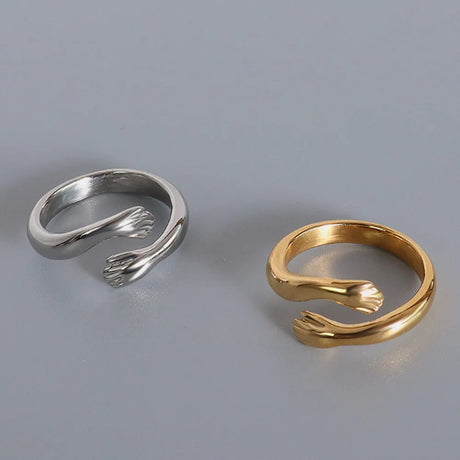 Titanium Steel Hug Bypass Ring - V.I.P Digital Presence