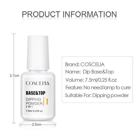 COSCELIA New 6 Color Soaking Powder French Nail 12pc Decorative Powder Manicure Tool Full Set Optional Color - V.I.P Digital Presence