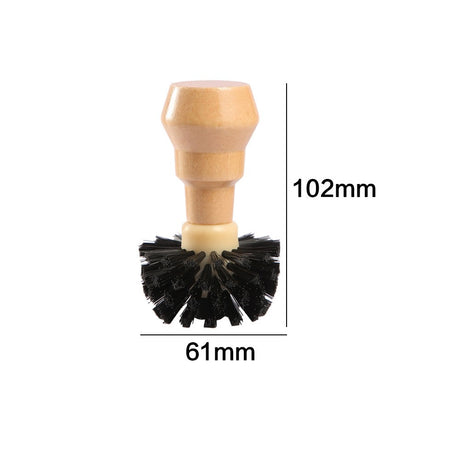 Coffee machine powder bowl cleaning brush Solid wood handle cleaning brush Coffee powder bowl brush cleaning brush - V.I.P Digital Presence