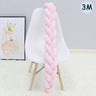 1Pcs 1M/2M/3M Baby Handmade Nodic Knot Newborn Bed Bumper Long Knotted Braid Pillow Baby Bed Bumper Knot Crib Infant Room Decor - V.I.P Digital Presence