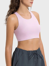 Cutout Round Neck Active Tank - V.I.P Digital Presence