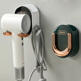 Wall Mounted Hair Dryer Holder Foldable Bathroom Wall Organizer Storage Holder Home Hair Brush Storage Bracket Hair Dryer Rack - V.I.P Digital Presence