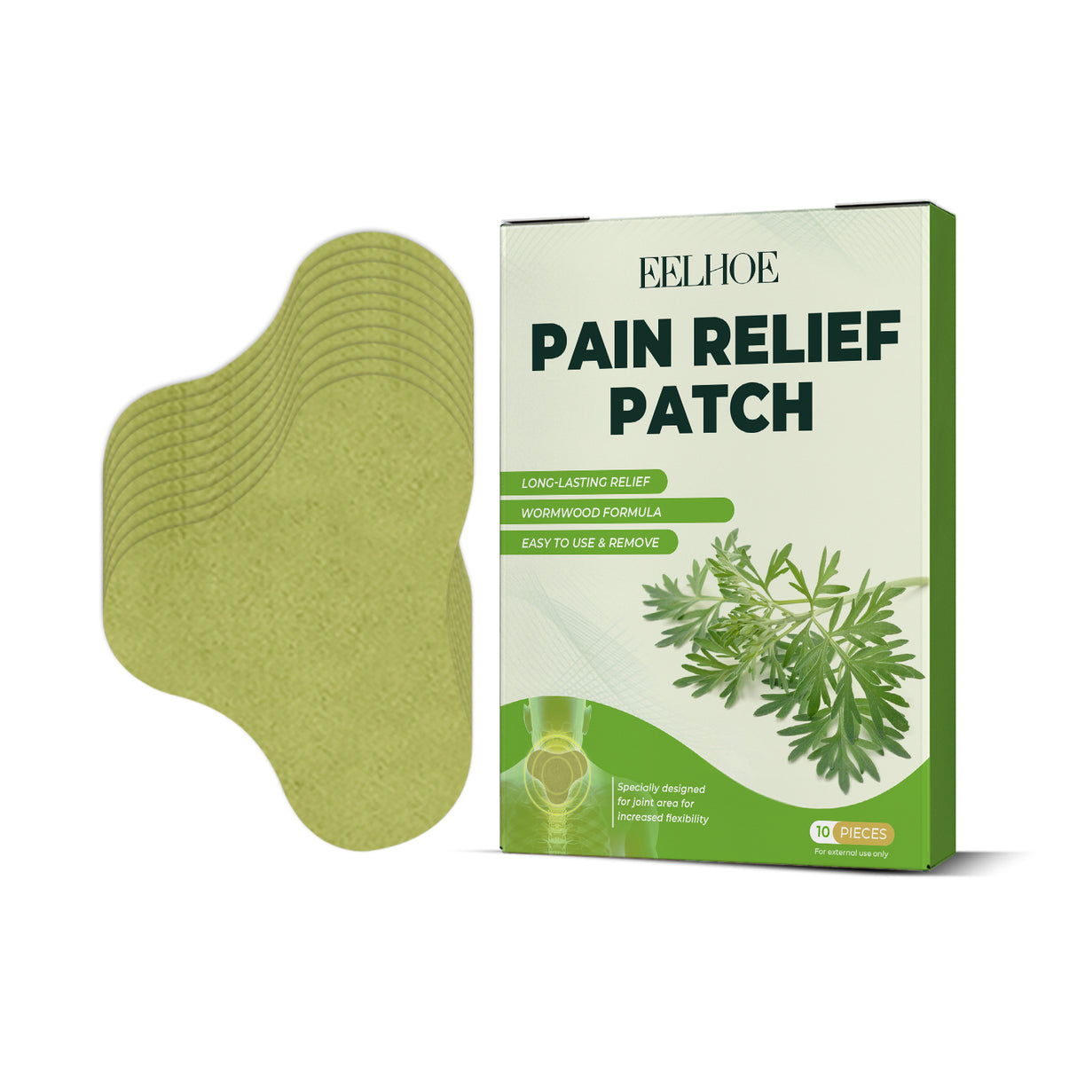 Wormwood Pain Relief Patch, Relieve Lumbar Neck Shoulder Vertebra Knee Joint Muscle Pain Discomfort Body Care Paste - V.I.P Digital Presence