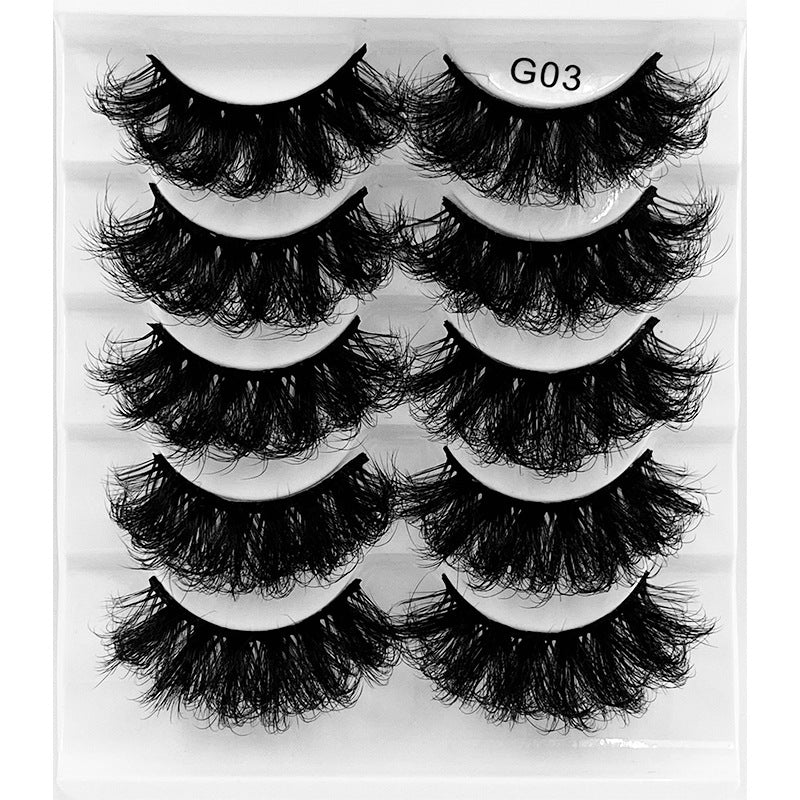 5 Pairs Of New Style Fake Eyelashes Of Fried Hair 8D FLUFFY - V.I.P Digital Presence
