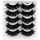 5 Pairs Of New Style Fake Eyelashes Of Fried Hair 8D FLUFFY - V.I.P Digital Presence