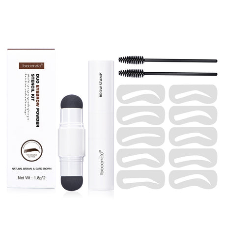 Ibcccndc Double-Headed Eyebrow Powder Stick White Tube Hairline Powder Dark Brown Eyebrow Card Eyebrow Powder Seal Eyebrow Pencil - V.I.P Digital Presence