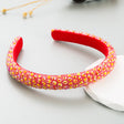 Colorful Rhinestone Full Drill Hoop Trendy Online Red The Same Super Flash Headdress - V.I.P Digital Presence