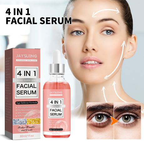 4 In 1 Face Serum Lighten Fine Lines Moisturizing Hydrating Firming And Moisturizing Skin Serum - V.I.P Digital Presence