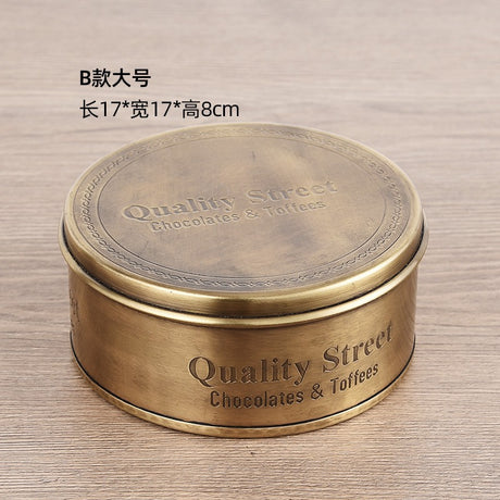 Vintage storage box, coffee can, chocolate candy can, tea can, decorative tabletop ornament - V.I.P Digital Presence