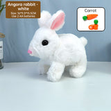 2025 Upgraded Interactive Bunny Toy. Hops, walks, talks, shakes ears. Plush Gift for Kids (Grey). - V.I.P Digital Presence