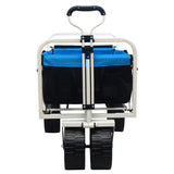 Folding Wagon Garden Shopping Beach Cart (white) - V.I.P Digital Presence