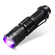 Mini 3 Modes LED UV Flashlight Q5 SK68 Waterproof Zoomable  Lantern Torch 395nm Violet Light Lamp Used By AA Or 14500 - V.I.P Digital Presence