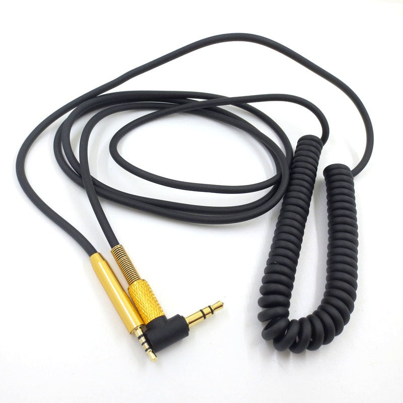 Suitable for BOSE QC25 QC35 JBL J55 88 headphone cable 2.5mm interface spring cable - V.I.P Digital Presence