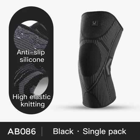 Outdoor sports cycling running basketball knee pads knitted high elasticity comfortable silicone anti damage protective gear - V.I.P Digital Presence