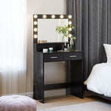 Makeup Vanity Desk with Mirror & Light - V.I.P Digital Presence