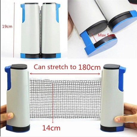 Retractable Table Tennis Table plastic Strong Mesh Net - V.I.P Digital Presence