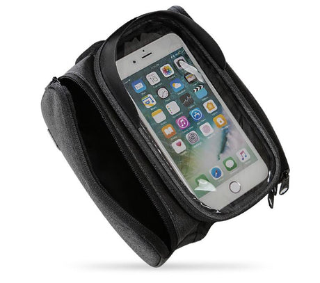 Sahoo 122007 Touch Screen Bike 6.5in Cell Mobile Phone Bag Front Frame Top Tube Cycling Pouch - V.I.P Digital Presence