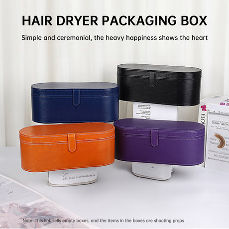 Portable PU - leather travel case for Dyson Supersonic, for storage, protection and dust - proofing. - V.I.P Digital Presence