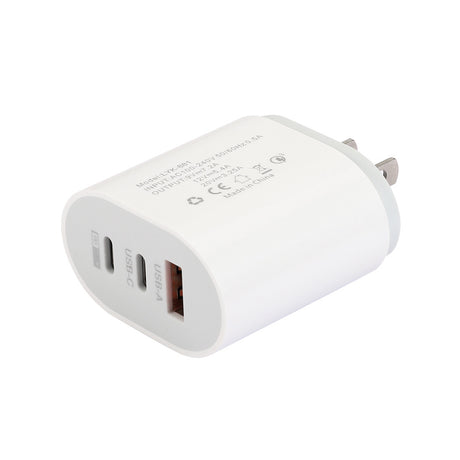 Type-C mobile phone charger 2A USB+2PD multi port US and European travel charging head - V.I.P Digital Presence