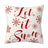 Red Christmas Snowflake Pillow Cover Amazon Home Sofa Cushion Cover Holiday Decoration Pillow - V.I.P Digital Presence