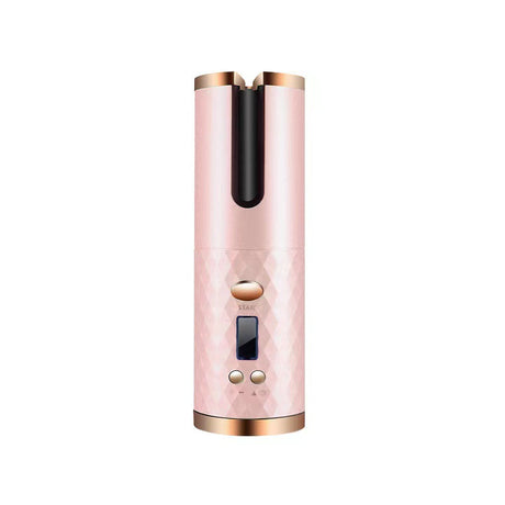 New Portable USB Charging Models Automatic Curling Iron Intelligent LCD Home Mini Lazy Hair Curler - V.I.P Digital Presence