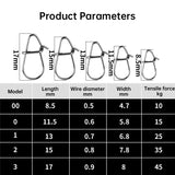 100PCS Stainless Steel Fishing Swivels – Corrosion-resistant for lures/hooks, saltwater/freshwater. - V.I.P Digital Presence