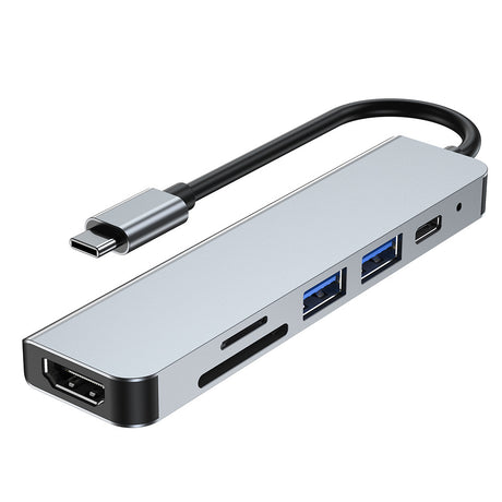 USB C Six in One Expansion Dock Notebook Multifunctional Converter - V.I.P Digital Presence