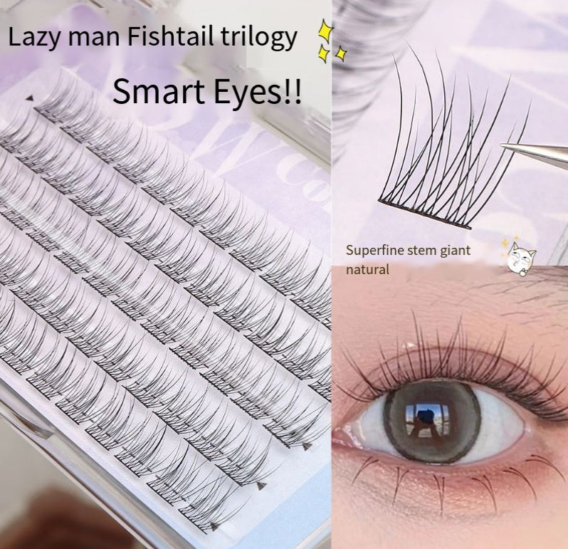 Lazy Fish Tail False Eyelashes Trilogy Natural Simulation Thick Single Cluster Lazy Series Deviruchi Eyelashes - V.I.P Digital Presence