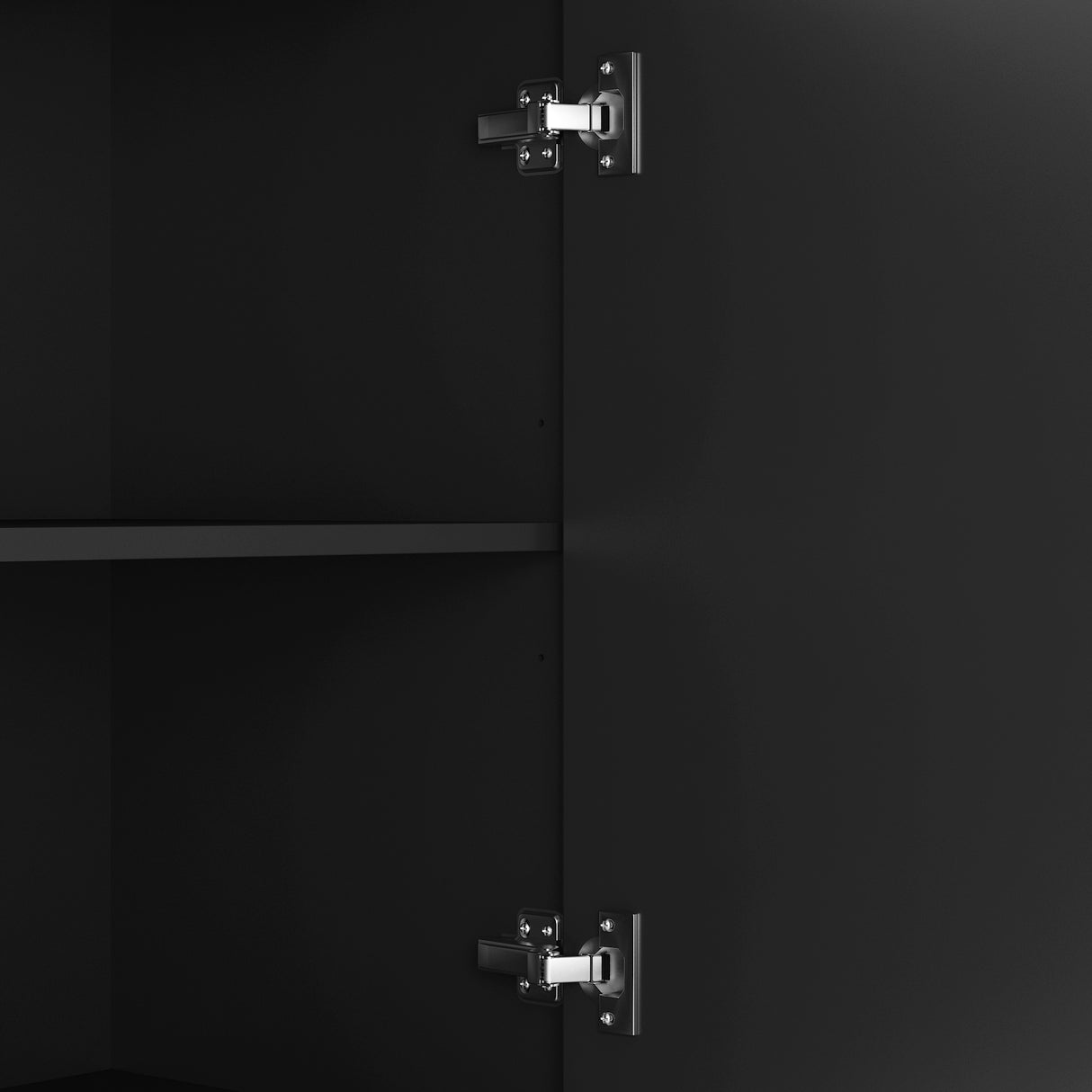 Modern kitchen buffet lockers with storage space, drawers and doors, and a large coffee bar with adjustable kitchen shelves - V.I.P Digital Presence