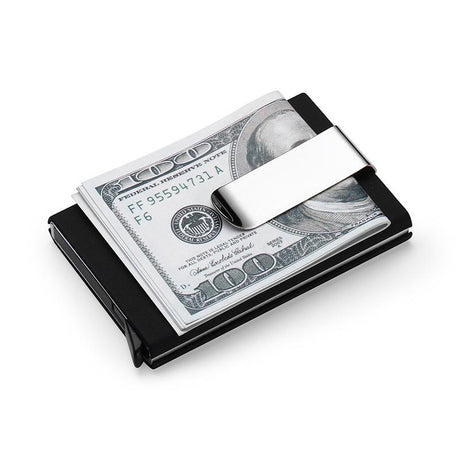 Men's Wallets Credit card holder Automatic card sets business aluminum wallet card sets cash clip holder - V.I.P Digital Presence