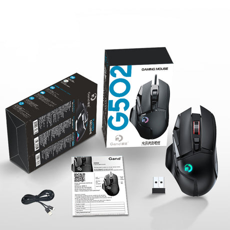 G502 wireless mouse 2.4G dual-mode office computer laptop RGB macro definition eating chicken LOLCF - V.I.P Digital Presence