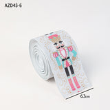 Christmas decoration ribbon, cedar pattern printed ribbon, bow tie, Christmas decoration ribbon, holiday ribbon - V.I.P Digital Presence