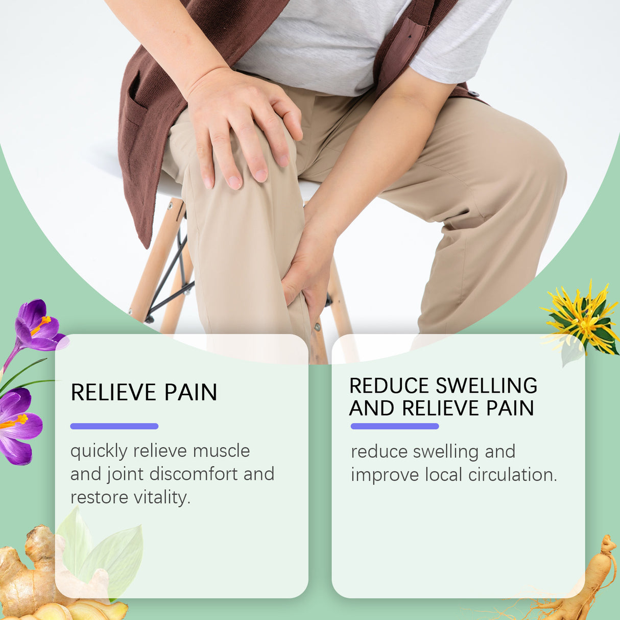 Joint Comfort Care Patch, Herbal Ingredients Gentle Maintenance Nourish Comfortable Joint Care Patch - V.I.P Digital Presence