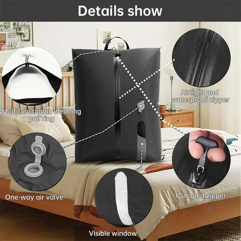 Travel essentials: Vacuum bags, luggage, clothes boxes, packing bags, accessories, compression cubes - V.I.P Digital Presence