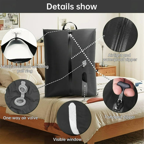 Travel essentials: Vacuum bags, luggage, clothes boxes, packing bags, accessories, compression cubes - V.I.P Digital Presence
