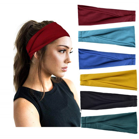 Sports headband women's yoga headband men's running headband sweat absorbing headscarf - V.I.P Digital Presence
