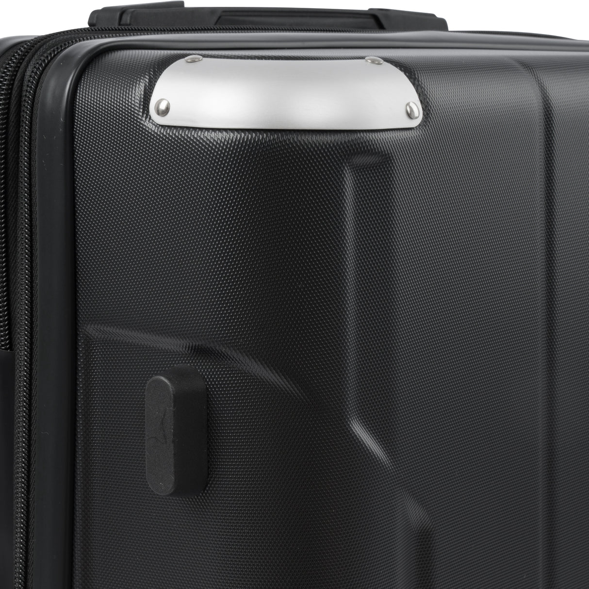 Hardshell Luggage Spinner Suitcase with TSA Lock Lightweight 20'' (Single Luggage) Black + ABS + 20 Inch Carry On