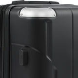Hardshell Luggage Spinner Suitcase with TSA Lock Lightweight 20'' (Single Luggage) Black + ABS + 20 Inch Carry On