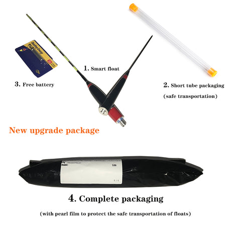 Smart Fishing Float Bite Alarm Fish Bite Bait LED Light Color Change Automatic Night Electronic Changing Buoy Strike Intelligent - V.I.P Digital Presence